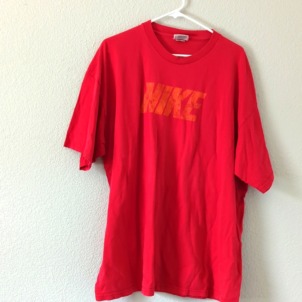 Red Nike t-shirt